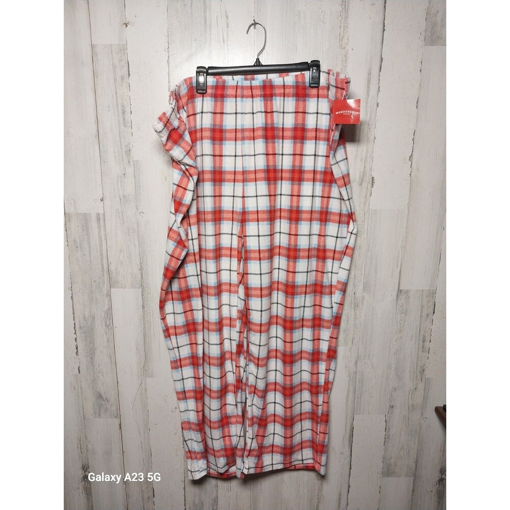 Wondershop Target Plaid Pajama Pants Size 4X Family Sleep Red